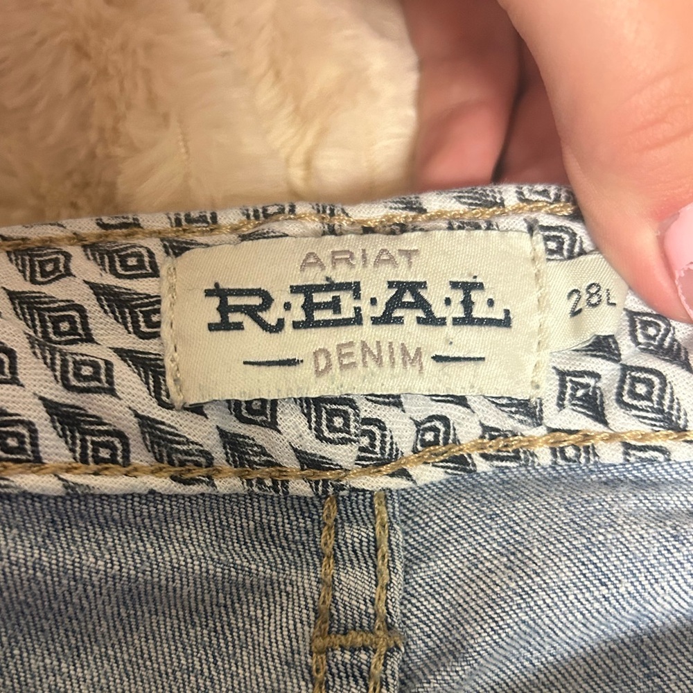 ariat bootcut jeans size 28 long